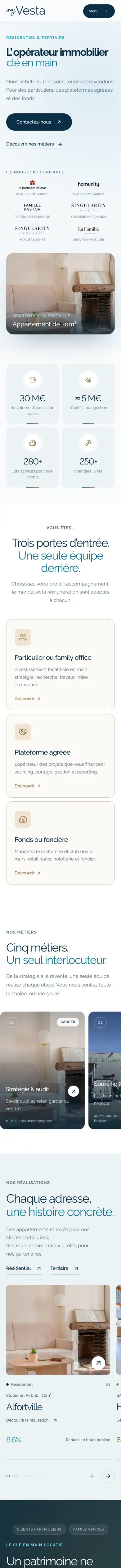 myVesta sur téléphone